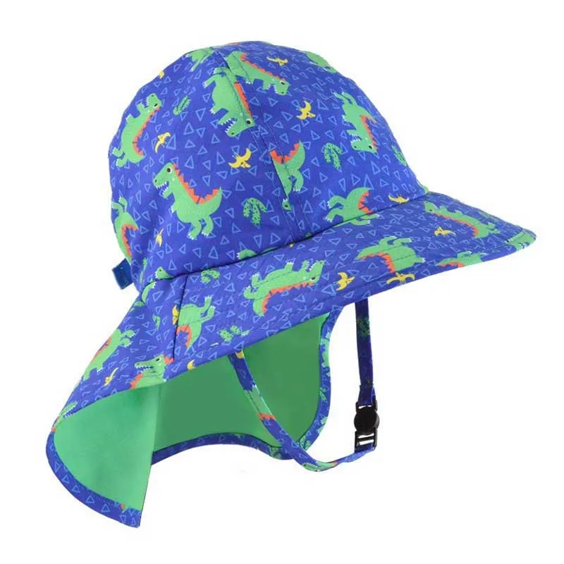 Zoocchini Dinosauriehatt Med Upf 50, Multicolor, 6-24MON