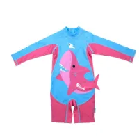 Zoocchini Haj Baby Långärmad Baddräkt Upf 50