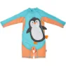 Zoocchini Pingvin Baby Långärmad Baddräkt Upf 50