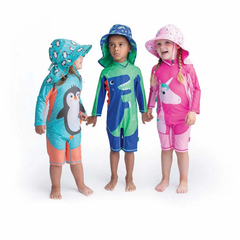 Zoocchini Pingvin Upf 50 Hatt, Multicolor, 6-24MON