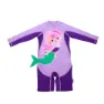 Zoocchini Siren Baby Badkläder Med Lång ärm Upf 50, Multicolor, 12-24MON