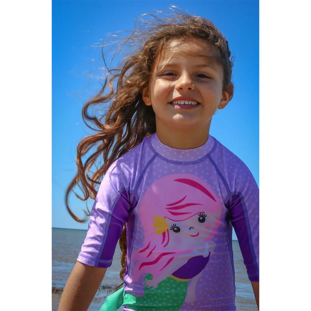 Zoocchini Siren Baby Badkläder Med Lång ärm Upf 50, Multicolor, 12-24MON