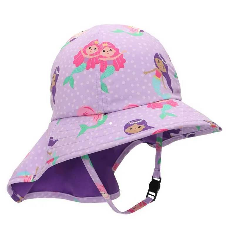 Zoocchini Siren Upf 50 Hatt, Multicolor, 6-24MON Zoocchini Siren Upf 50 Hatt, Multicolor, 6-24MON