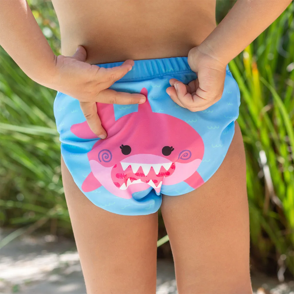 Zoocchini Tzoo Simshorts 2 Enheter, Pink, 12-24MON
