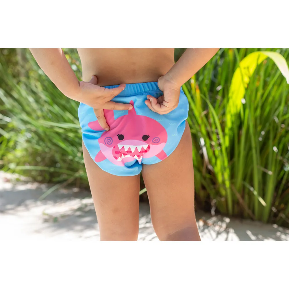 Zoocchini Tzoo Simshorts 2 Enheter, Pink, 12-24MON