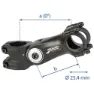 Zoom Ahead 25.4 Mm Cykelstyrstam