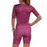 Zoot Aero Full Zip Digi Camo Kortärmad Triathlondräkt female, Pink
