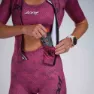 Zoot Aero Full Zip Digi Camo Kortärmad Triathlondräkt female, Pink