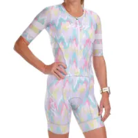 Zoot Aero Full Zip Dream Kortärmad Triathlondräkt female
