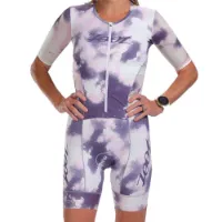 Zoot Aero Full Zip Moonlight Kortärmad Triathlondräkt female Zoot Aero Full Zip Moonlight Kortärmad Triathlondräkt female