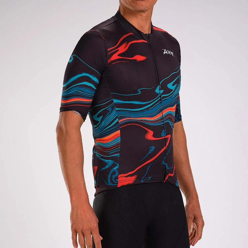 Zoot Lava Korta ärmar Cykeltröja, Black / blue / red, M Zoot Lava Korta ärmar Cykeltröja, Black / blue / red, M
