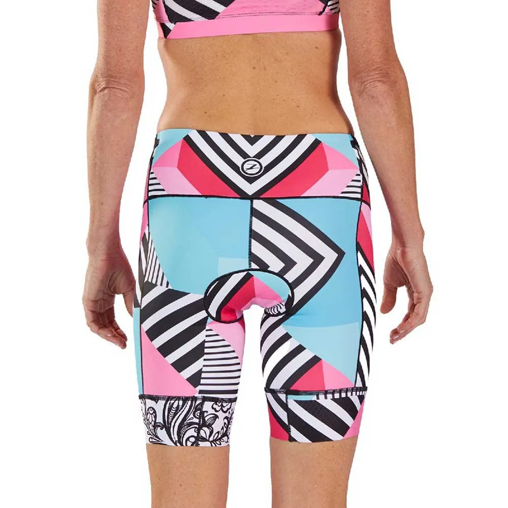 Zoot Ltd 8´´ Cali 19 Cykelbyxor Utan Axelband, Blue / Pink / Black / White Zoot Ltd 8´´ Cali 19 Cykelbyxor Utan Axelband, Blue / Pink / Black / White