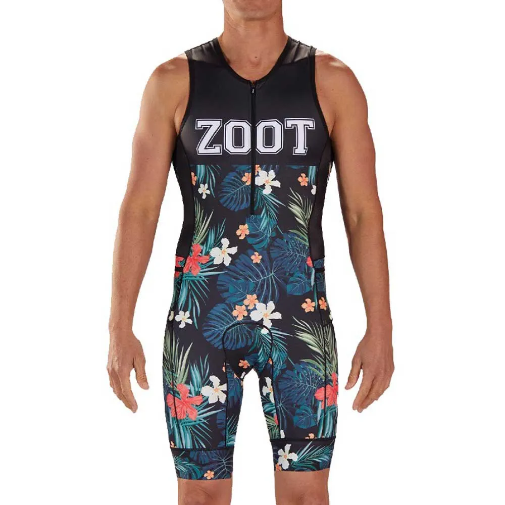 Zoot Ltd 83 19 ärmlös Triathlondräkt male, Flowers