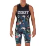 Zoot Ltd 83 19 ärmlös Triathlondräkt male, Flowers