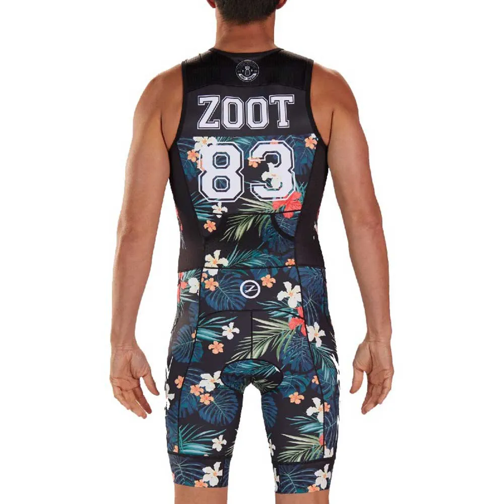 Zoot Ltd 83 19 ärmlös Triathlondräkt male, Flowers