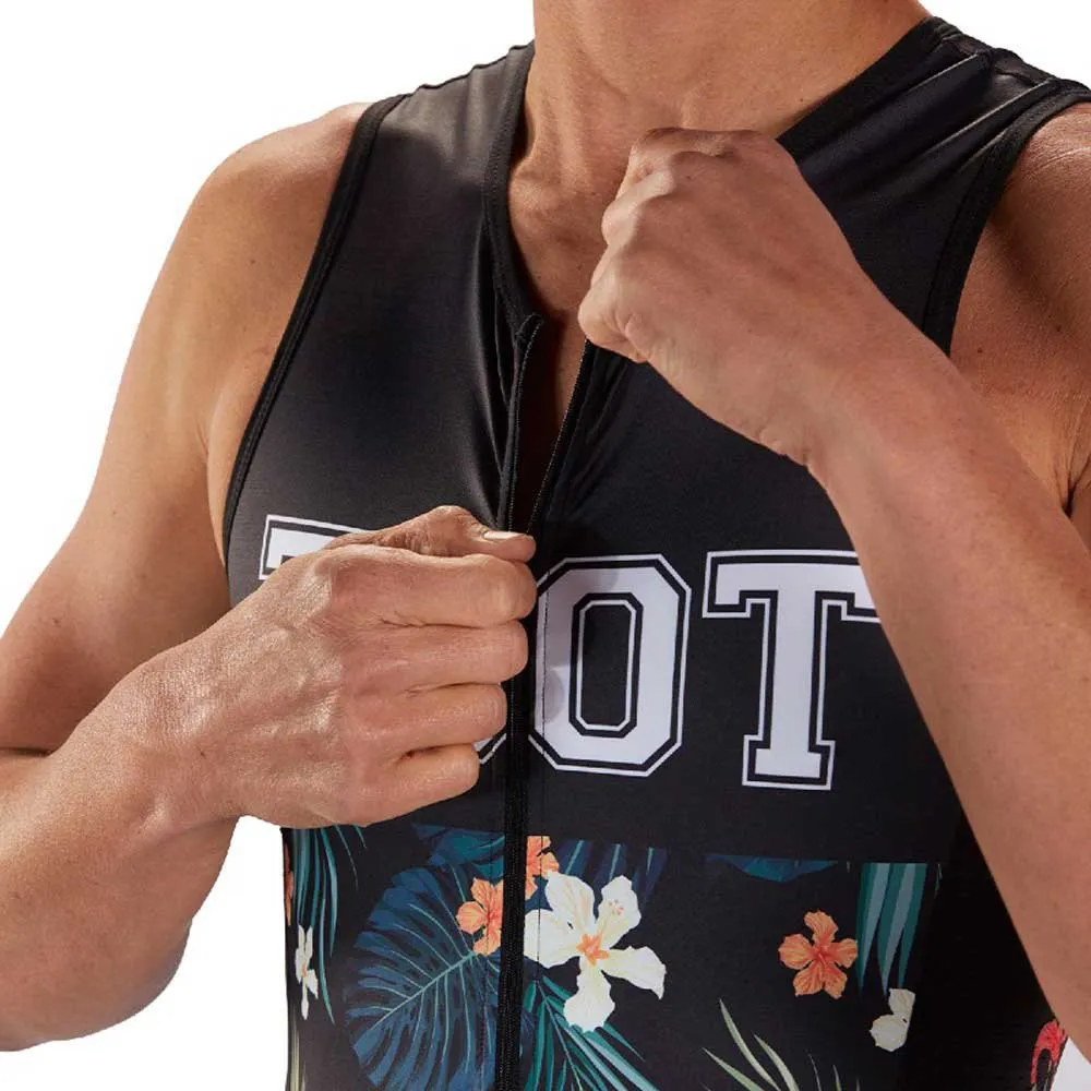 Zoot Ltd 83 19 ärmlös Triathlondräkt male, Flowers