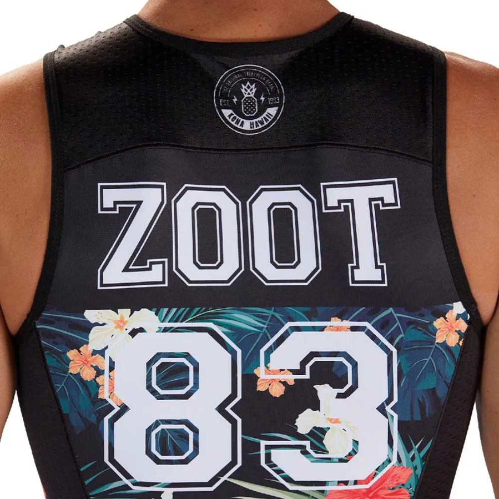 Zoot Ltd 83 19 ärmlös Triathlondräkt male, Flowers