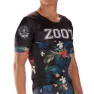 Zoot Ltd Aero 83 19 Korta ärmar Cykeltröja, Black / flowers, S
