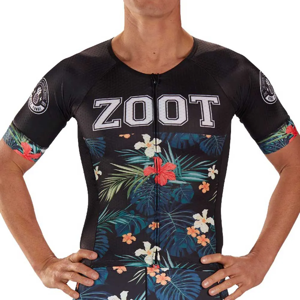 Zoot Ltd Aero 83 19 Korta ärmar Cykeltröja, Black / flowers, S Zoot Ltd Aero 83 19 Korta ärmar Cykeltröja, Black / flowers, S
