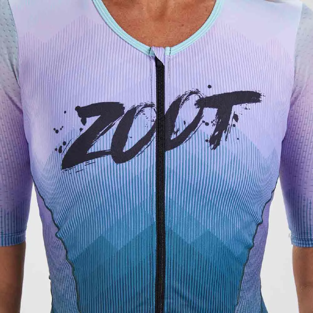 Zoot Ltd Aero Fz Kortärmad Triathlondräkt male Zoot Ltd Aero Fz Kortärmad Triathlondräkt male