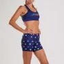Zoot Ltd Pulse Korta Leggings female, Stars & stripes