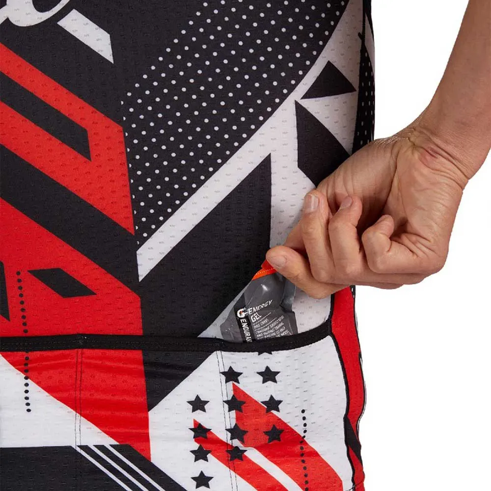Zoot Ltd Team 19 Ärmlös Cykeltröja, Black / red / white, S