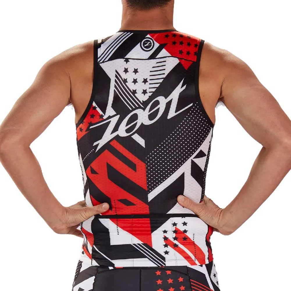 Zoot Ltd Team 19 Ärmlös Cykeltröja, Black / red / white, S