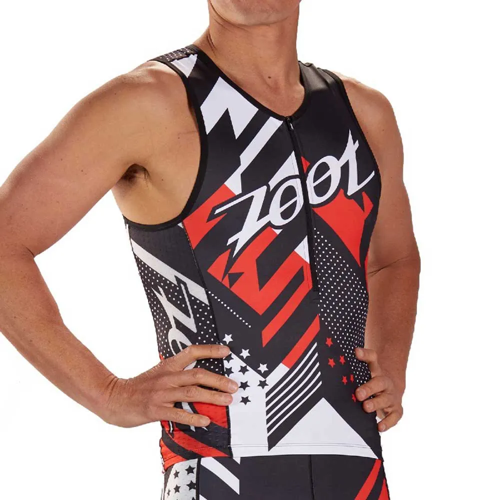 Zoot Ltd Team 19 Ärmlös Cykeltröja, Black / red / white, S
