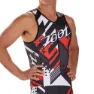 Zoot Ltd Team 19 Ärmlös Cykeltröja, Black / red / white, S