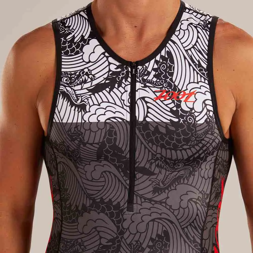 Zoot Ltd Tokyo Ärmlös Cykeltröja, Grey / white, S