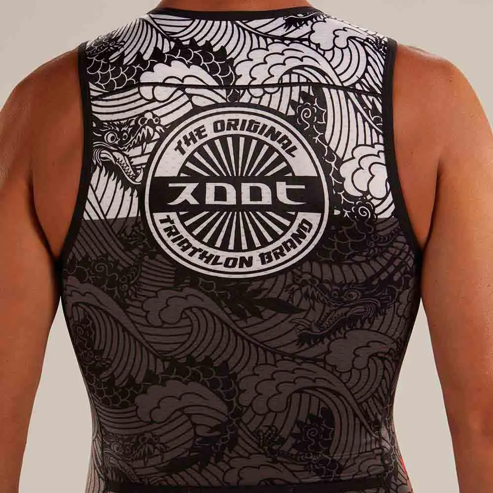Zoot Ltd Tokyo Ärmlös Cykeltröja, Grey / white, S