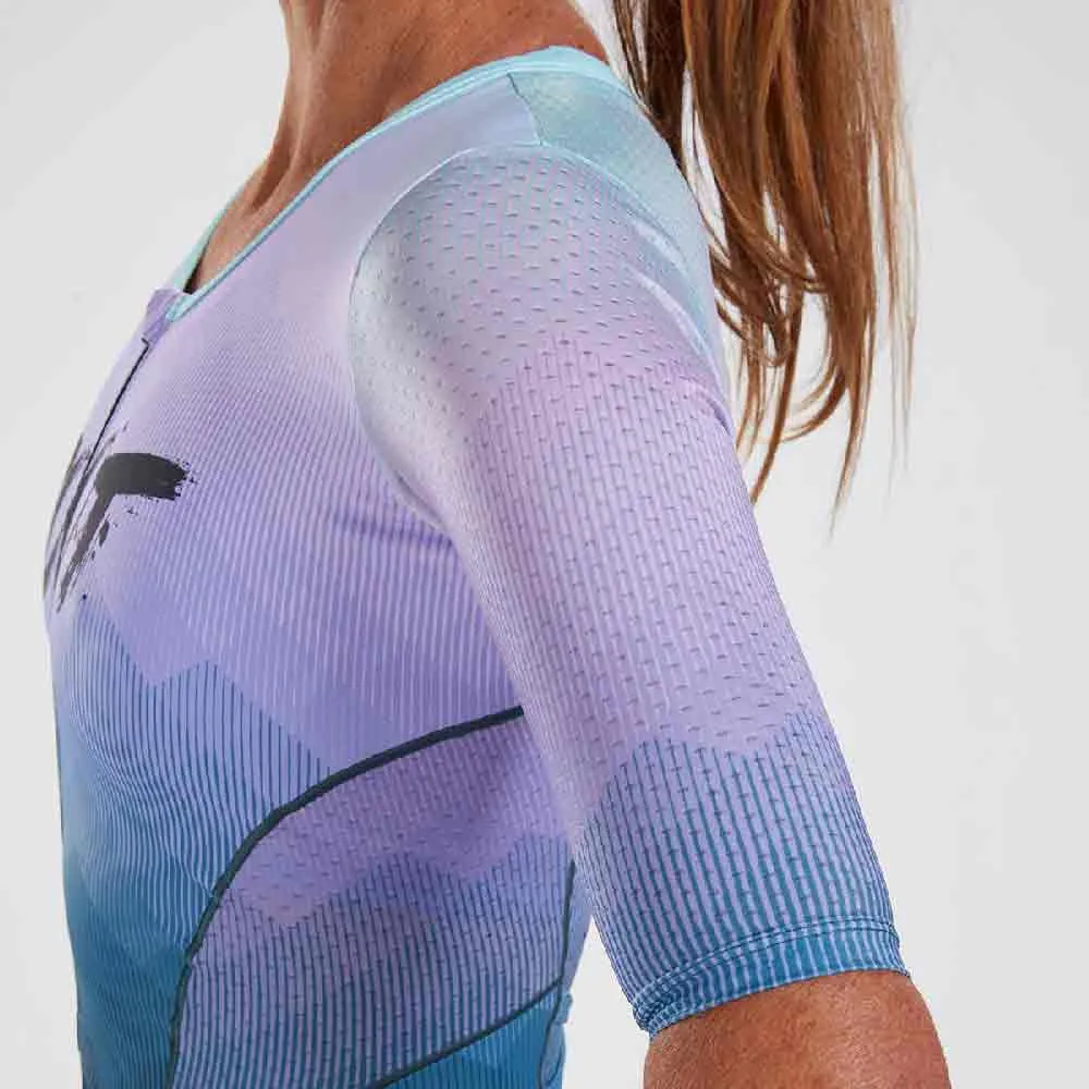 Zoot Ltd Tri Aero Fz Kortärmad Triathlondräkt female