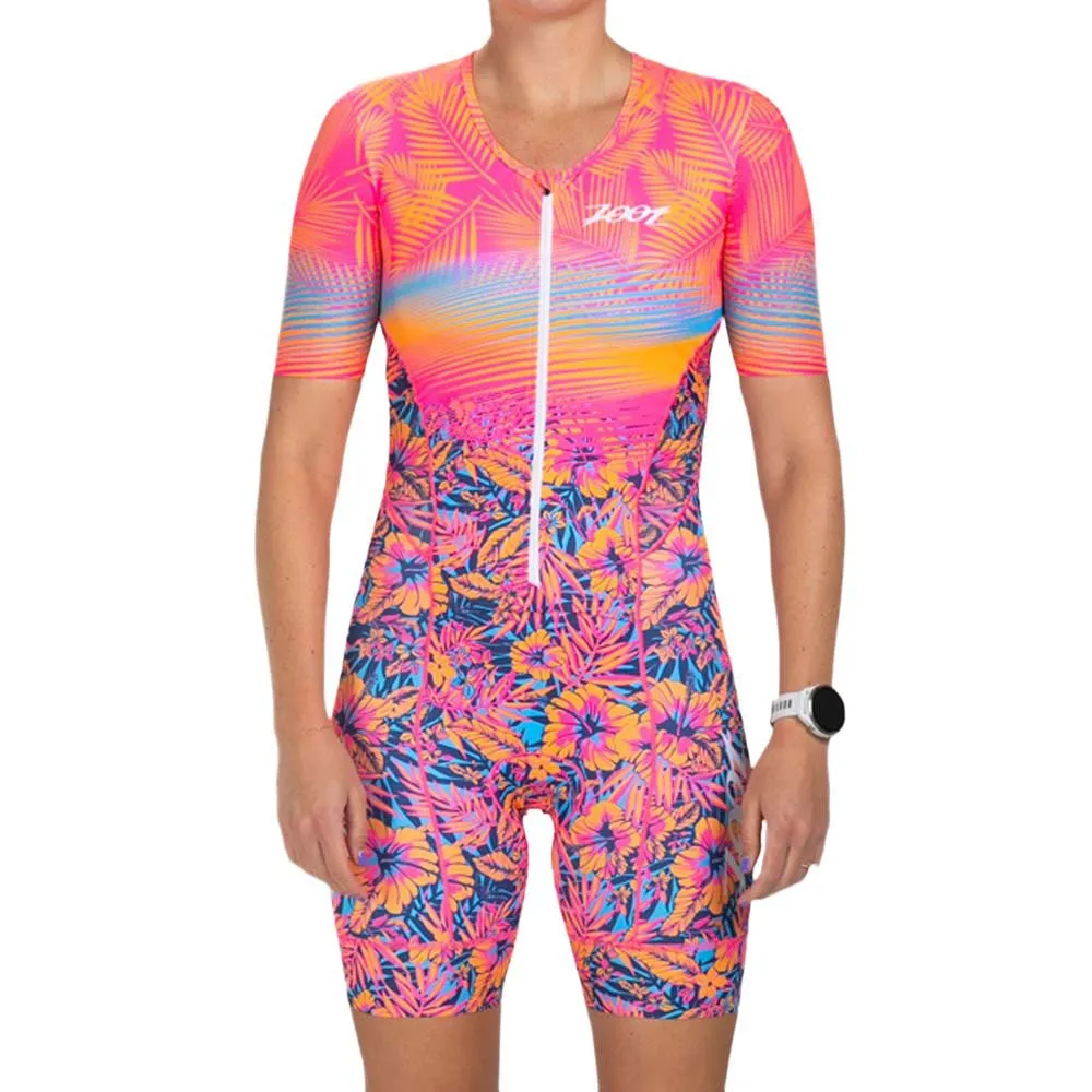 Zoot Ltd Tri Racesuit Kortärmad Triathlondräkt female