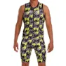 Zoot Niuhi ärmlös Triathlondräkt male, Black / pink / grey