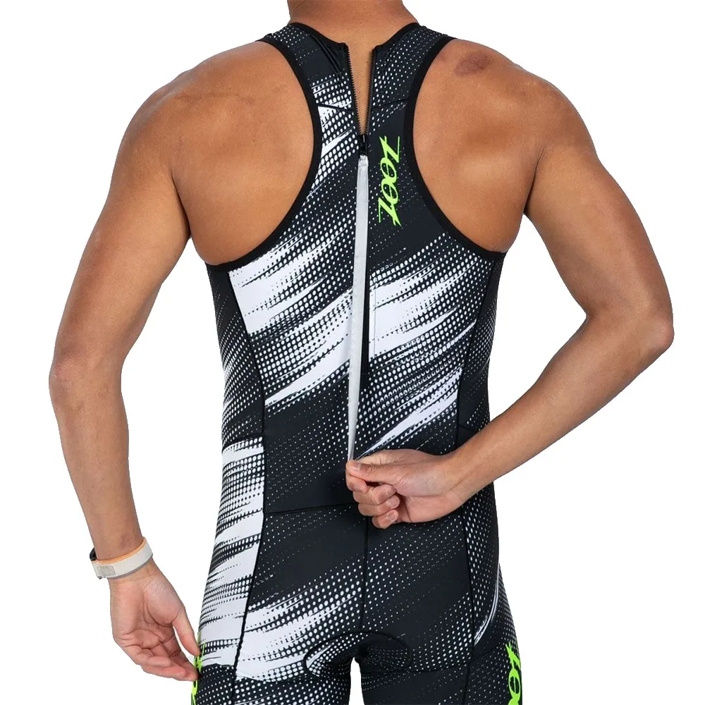 Zoot Sprint Hyperglide Backzip ärmlös Triathlondräkt male