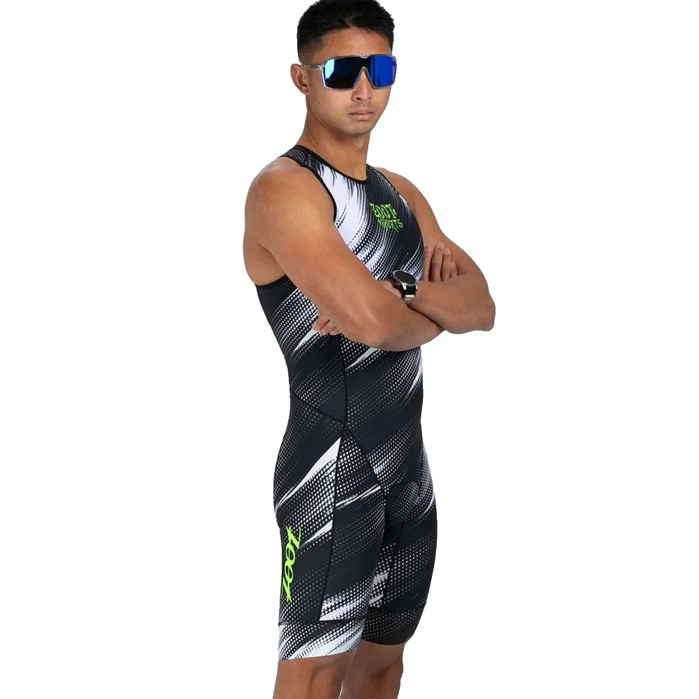 Zoot Sprint Hyperglide Backzip ärmlös Triathlondräkt male