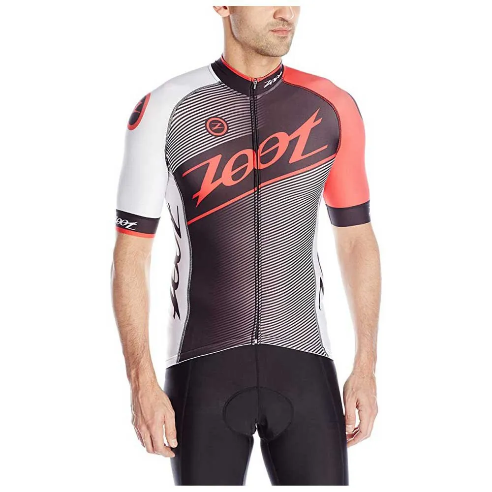 Zoot Team Cycle Korta ärmar Cykeltröja, Black / race day red, M