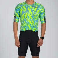 Zoot Ultra P1 Racesuit Kortärmad Triathlondräkt male