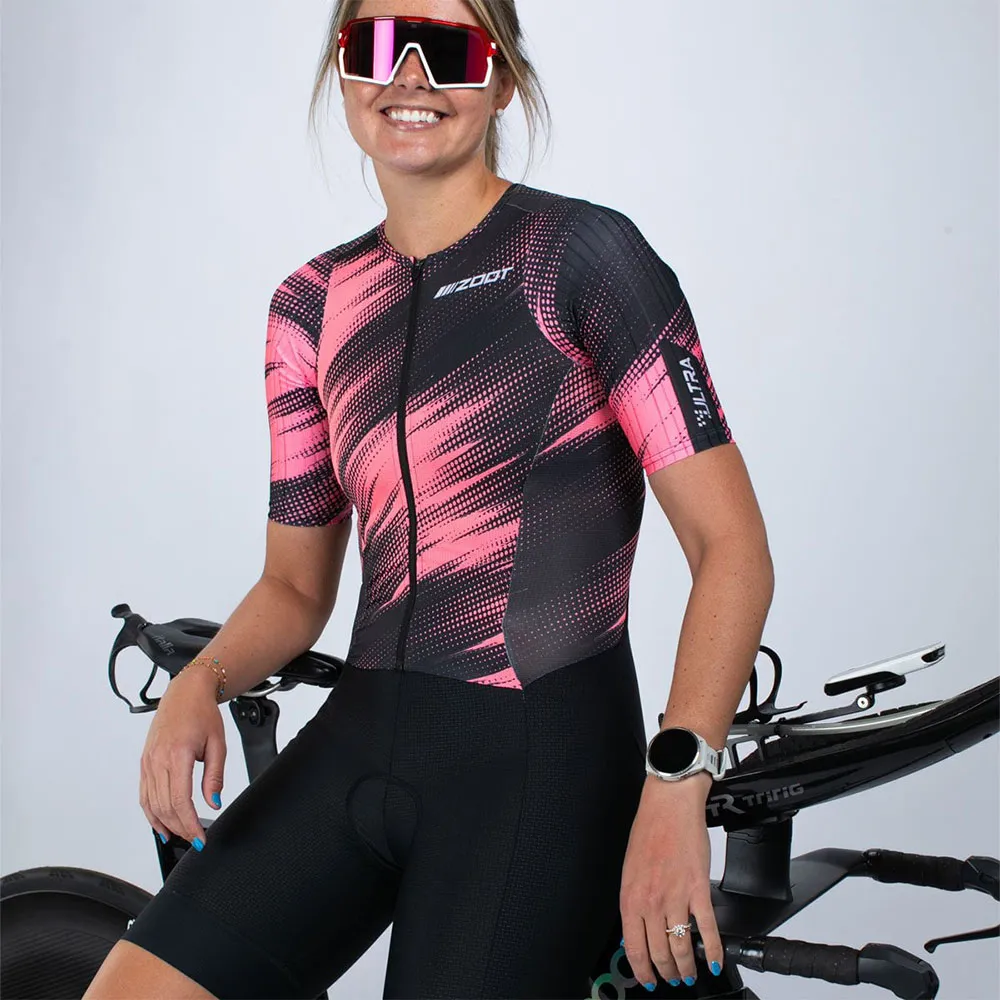 Zoot Ultra Tri P1 Exos Kortärmad Triathlondräkt female Zoot Ultra Tri P1 Exos Kortärmad Triathlondräkt female