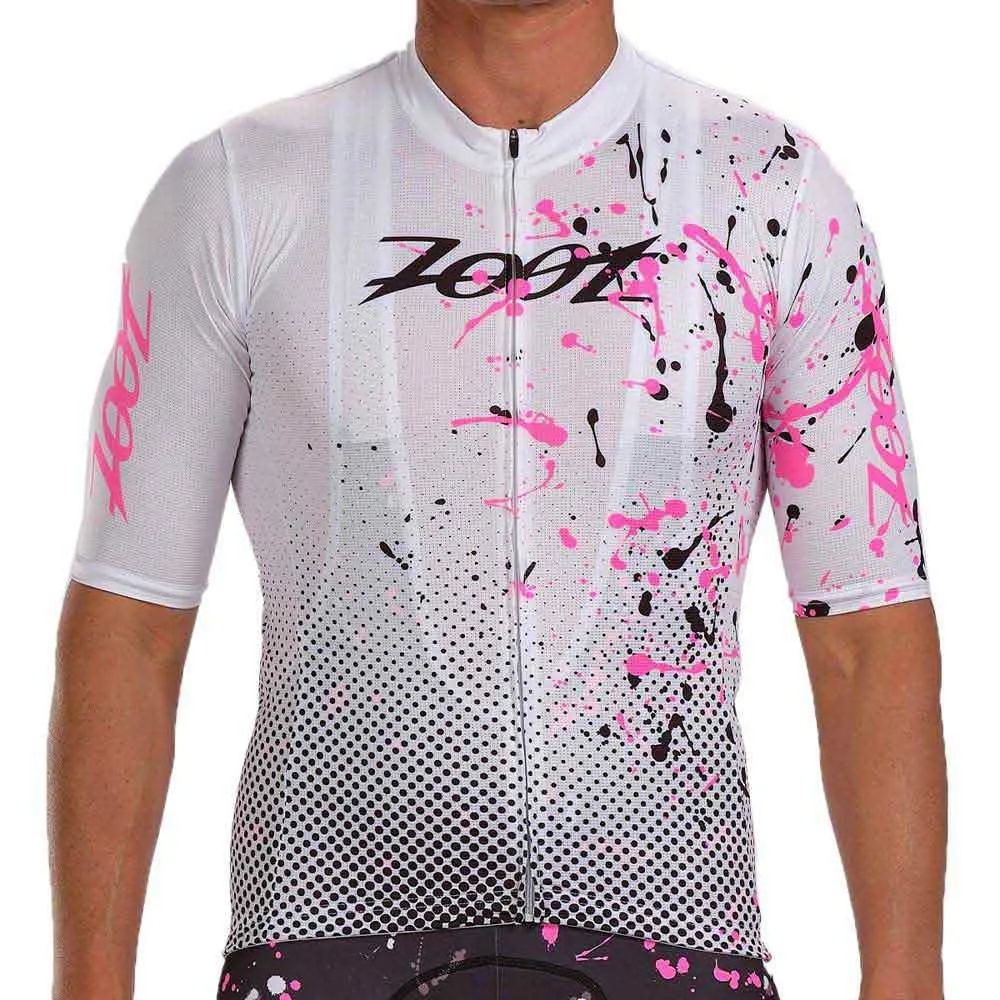 Zoot Yoyoyo Korta ärmar Cykeltröja, White / pink / black, XXL Zoot Yoyoyo Korta ärmar Cykeltröja, White / pink / black, XXL