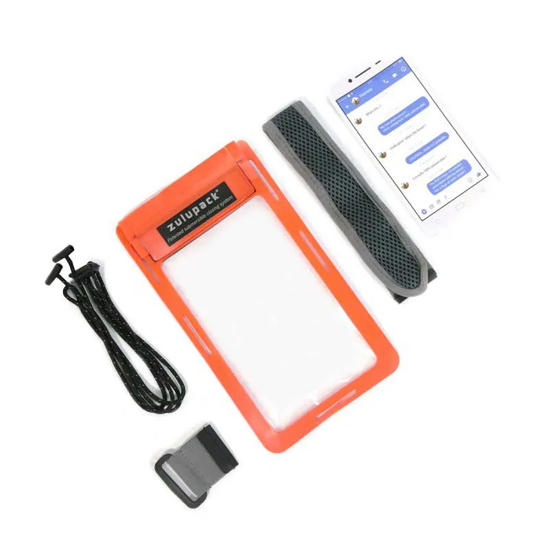 Zulupack Mobilfodral Med Ficka, Orange