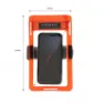 Zulupack Twist & Ride Styrtelefonhållare, Black / orange, One Size