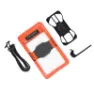 Zulupack Twist & Ride Styrtelefonhållare, Black / orange, One Size