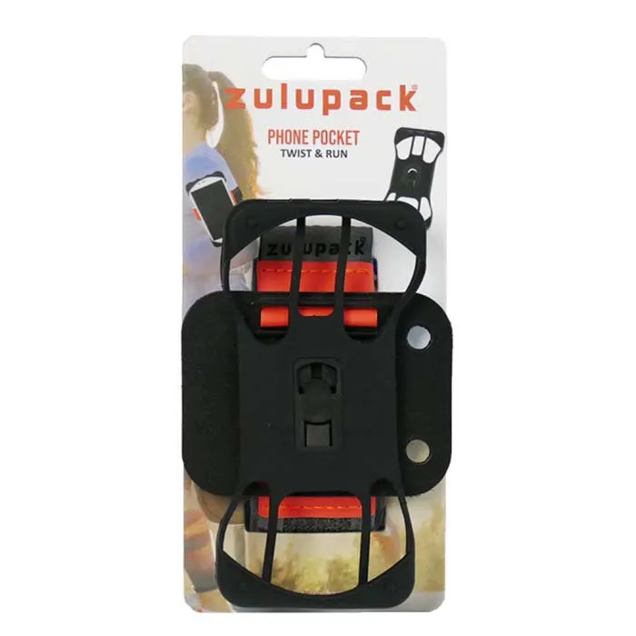 Zulupack Twist & Run Löpararmband, Black, One Size