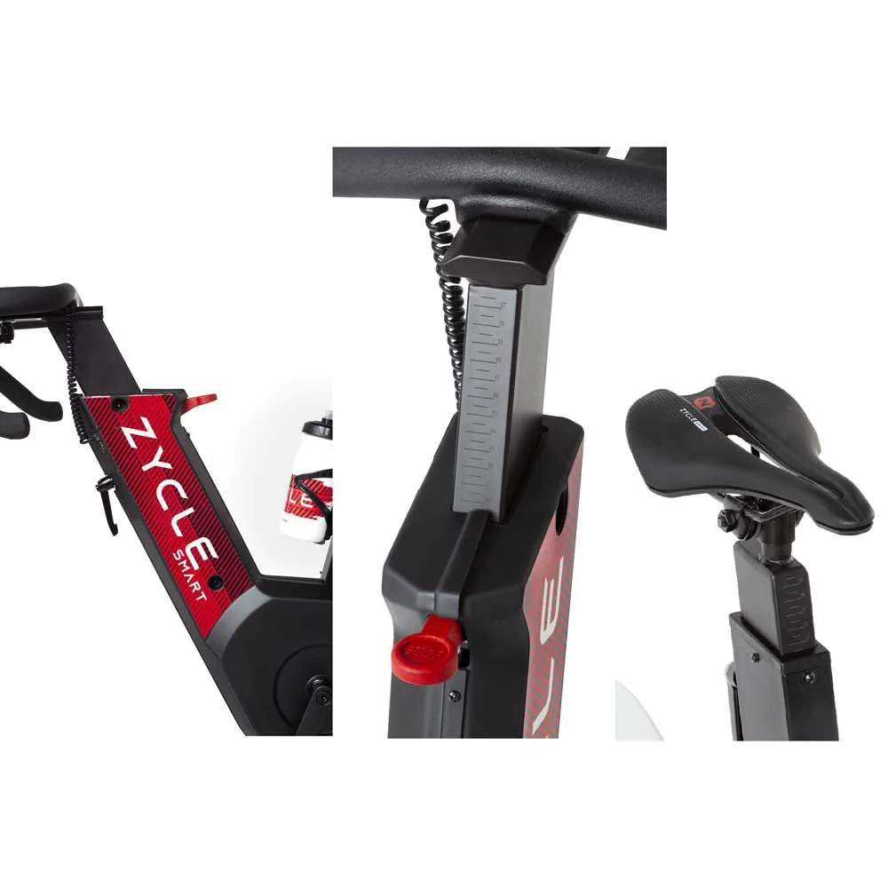ZYCLE Smart Zbike 2.0 Motionscykel, Black / red, One Size